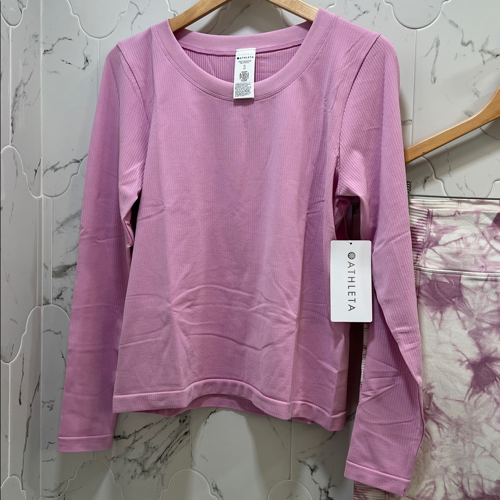 ATHLETA NWT Seamless Crewneck Top - Picture 5 of 11